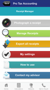 Receipt management system